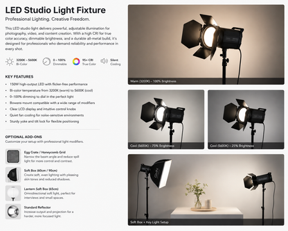 Photography Studio equipment: Studio Light